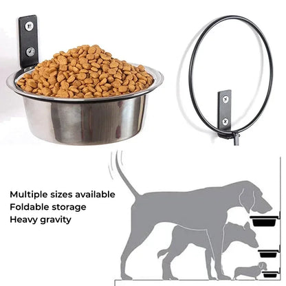 Wall Mounted Dog Bowl