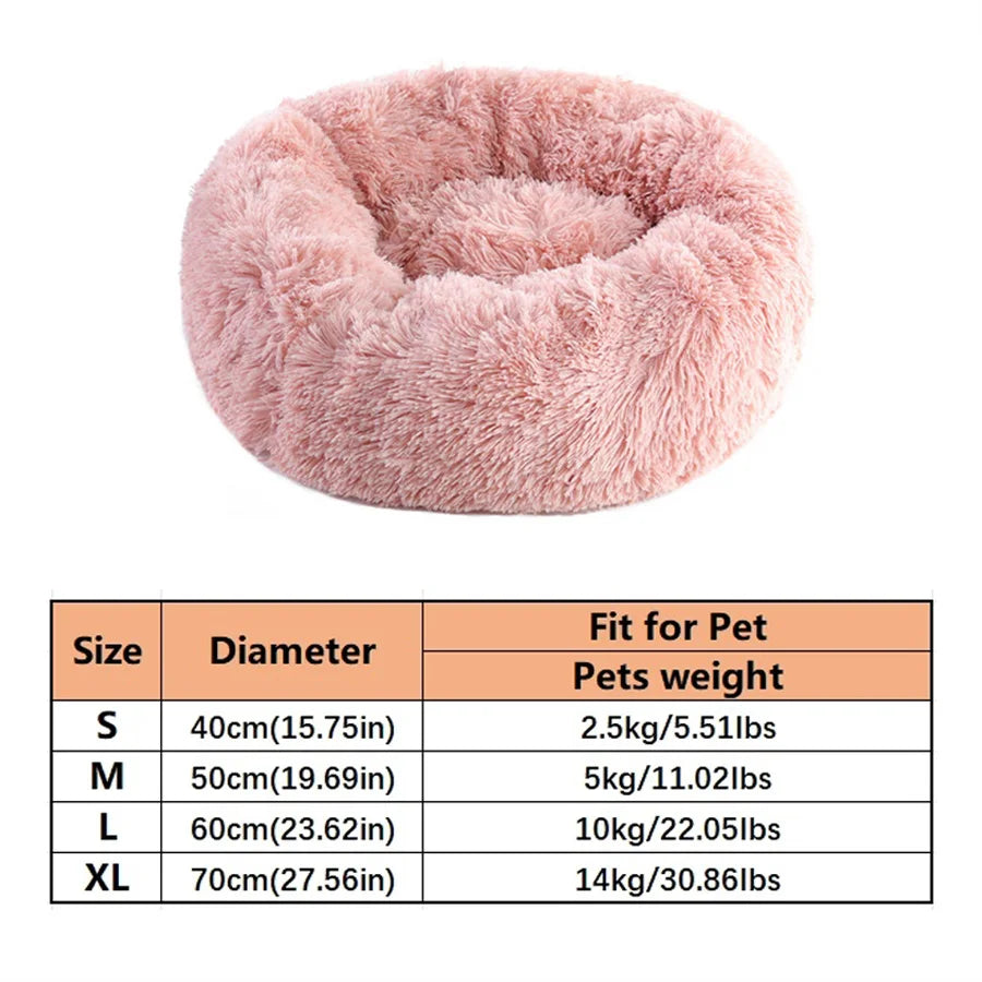 Plush Warm Faux Fur Calm Bed