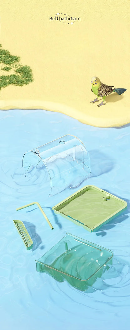 Electric Sensing Water Recycling Bird Bath