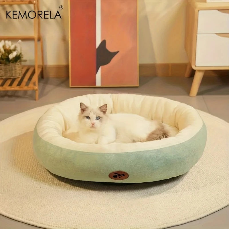 Cozy Oval Snuggle Pet Bed
