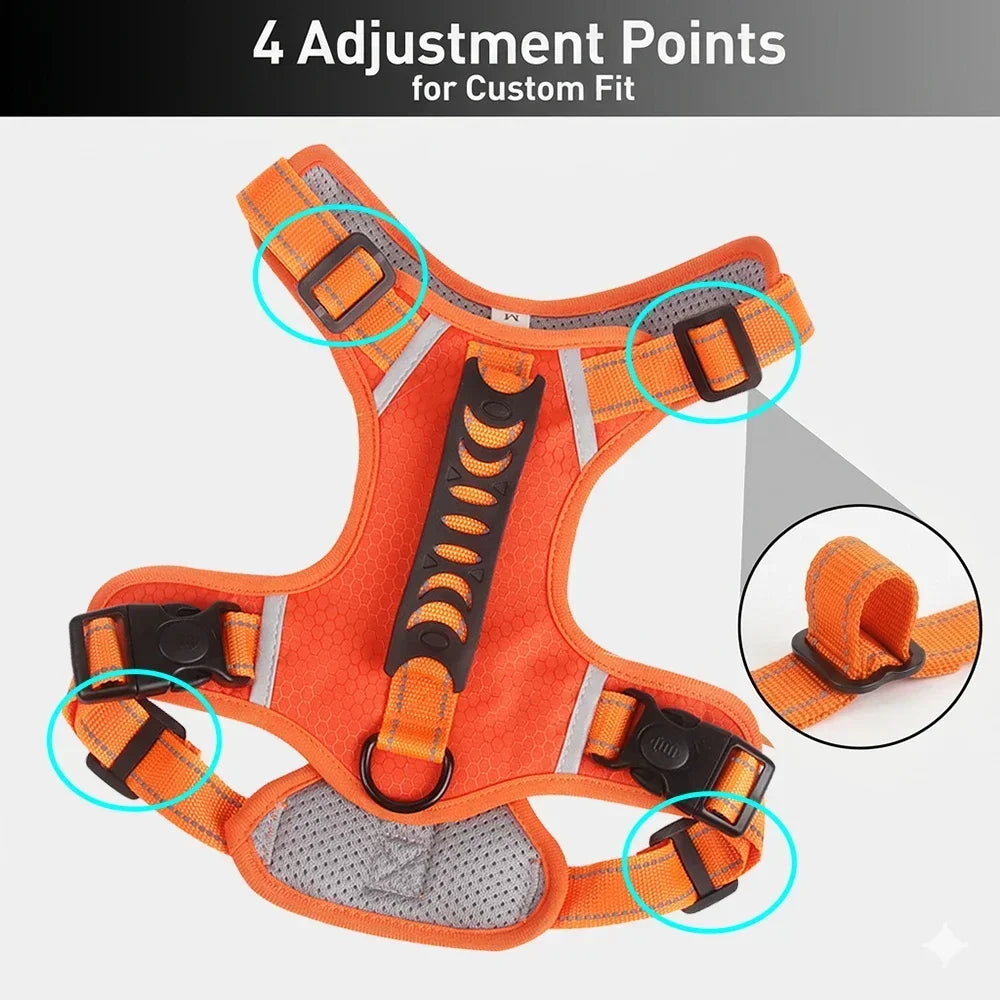 Adjustable Reflective Dog Harness