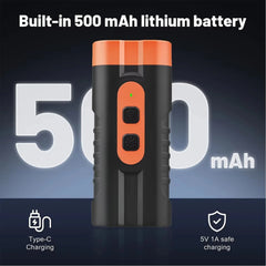 Dual Head Ultrasonic Dog Repeller USB Rechargeable High Power Bark Control Device With LED Flashlight For Outdoor Training