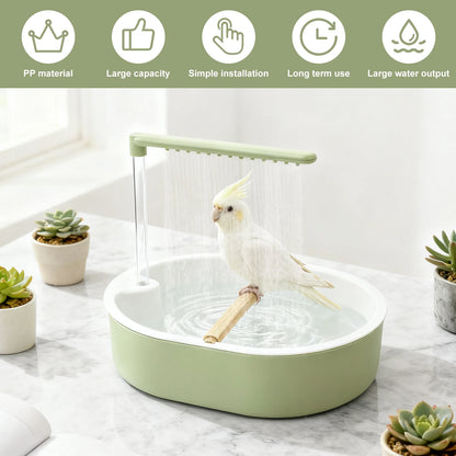 Parrot Automatic Bird Bath Tub