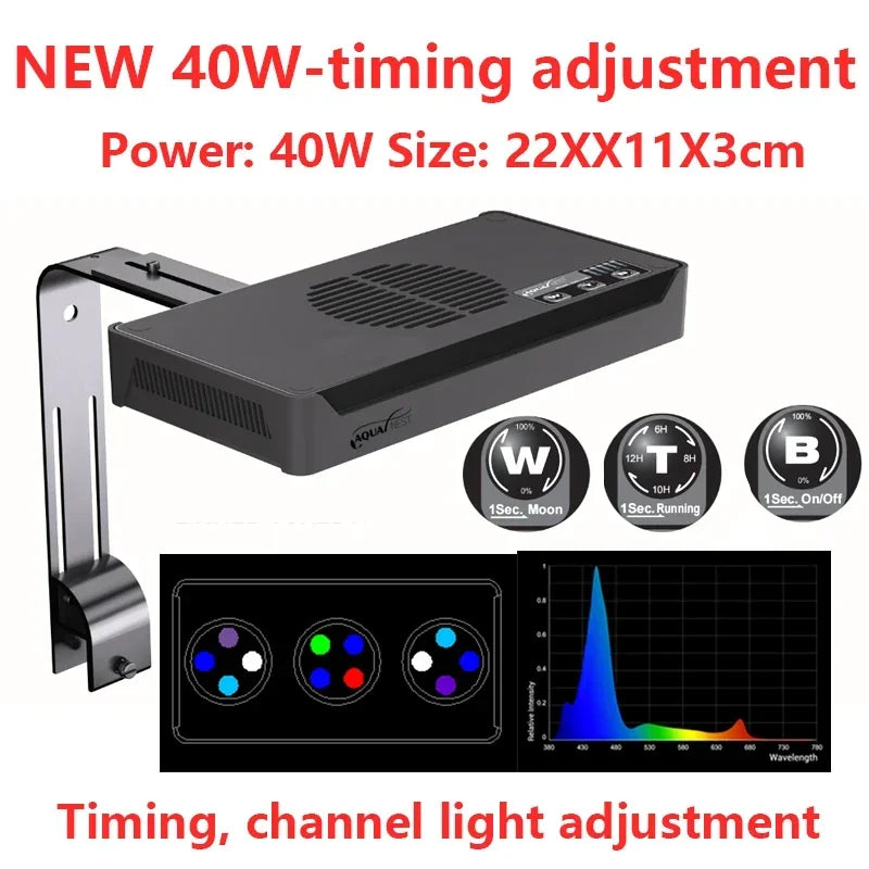 Full Spectrum LED Lamp for Aquarium Fish Tank