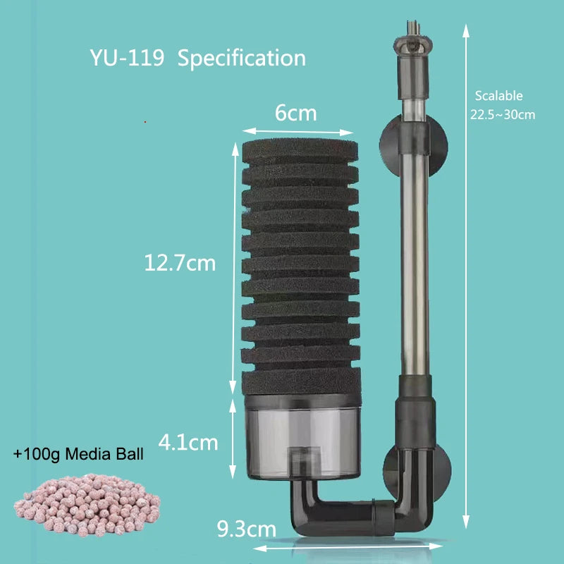 Black Aquarium Filter for Aquarium