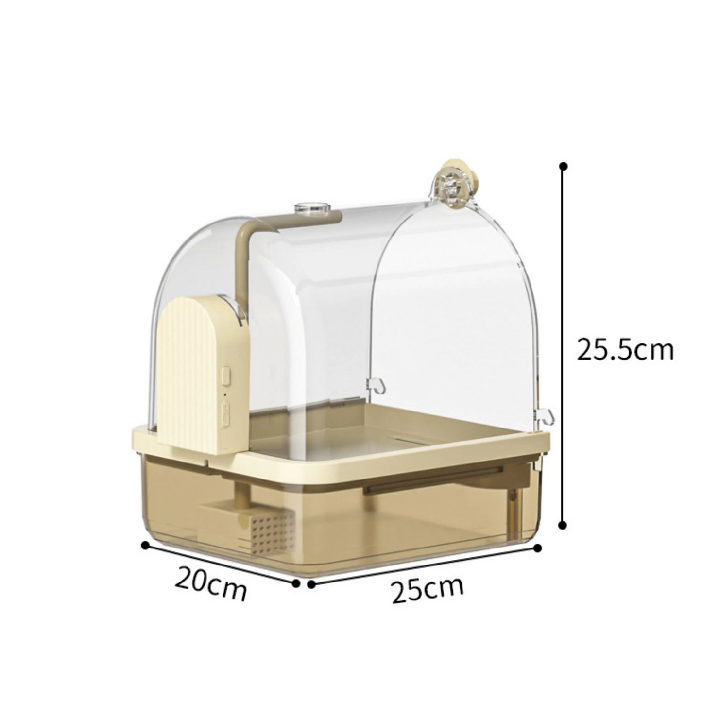 Electric Sensing Water Recycling Bird Bath