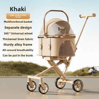 3 in 1 Pet Stroller for 20LBS Dogs
