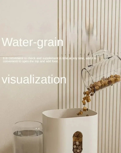 Automatic Feeder  Food Bowl With Water