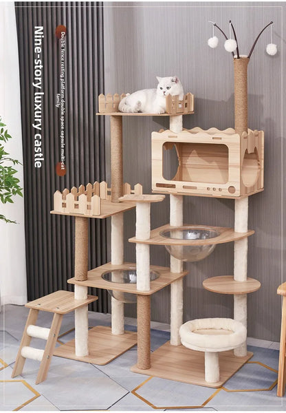 Playground Space Capsule Dual Den for Multi Cat