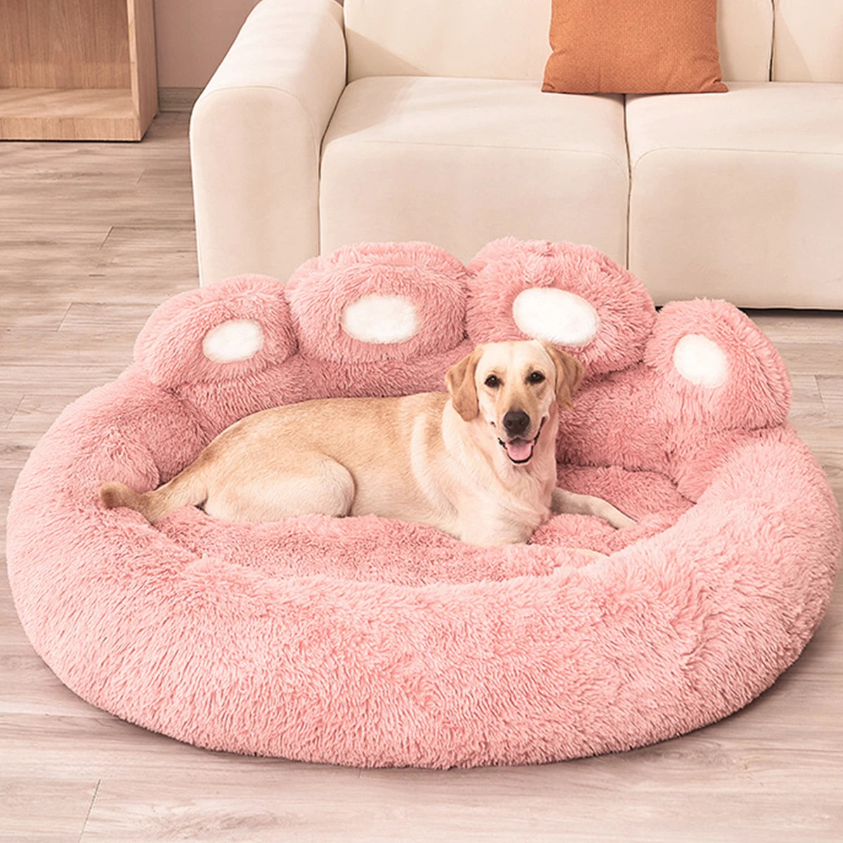 Winter Warm Fluffy Dog Bed