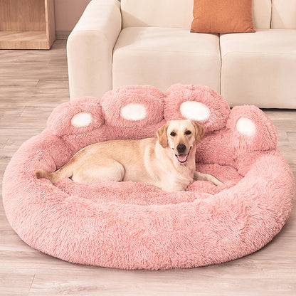 Winter Warm Fluffy Dog Bed