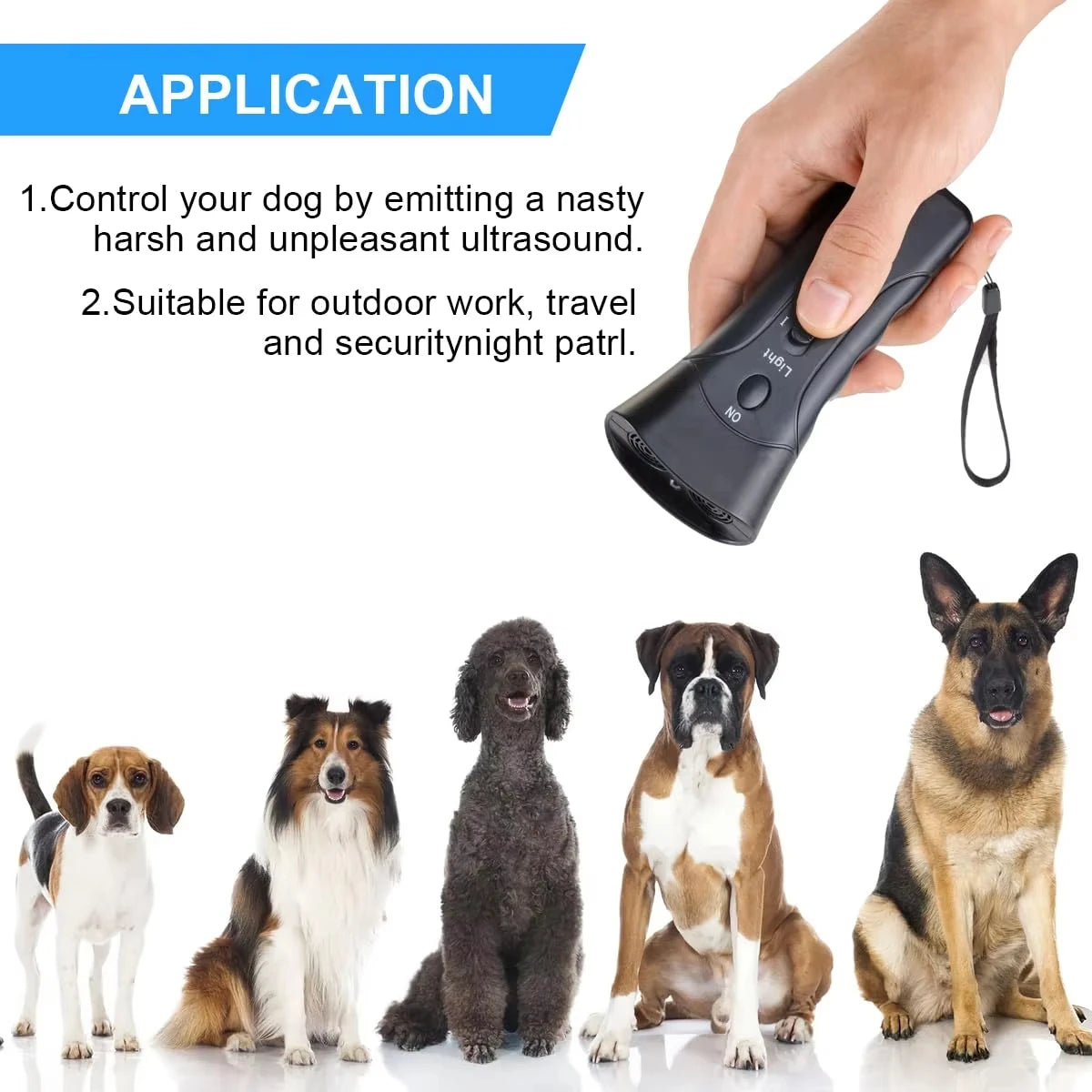 Ultrasonic Dog Bark Control Deterrent