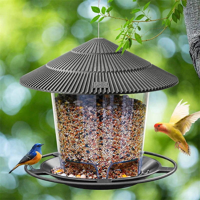 Outdoor Hanging Automatic Bird Feeder