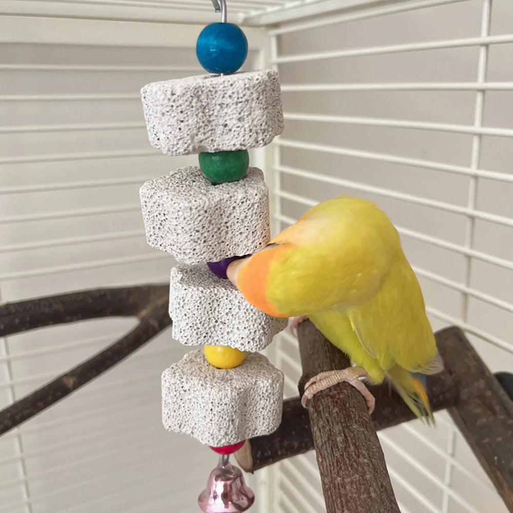 Parrots  Teeth Grinding Volcanic Rock Toy