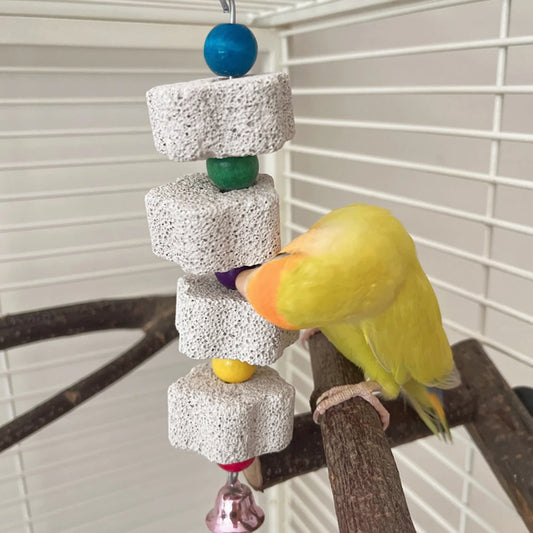 Parrots  Teeth Grinding Volcanic Rock Toy