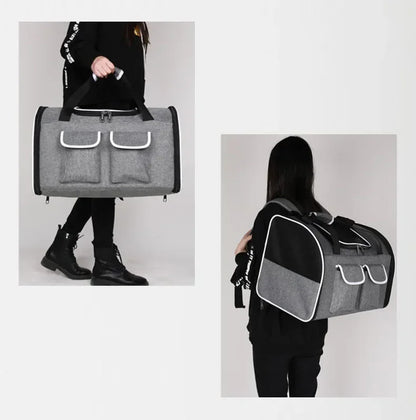 Big Space Foldable Pet Carrier Backpack