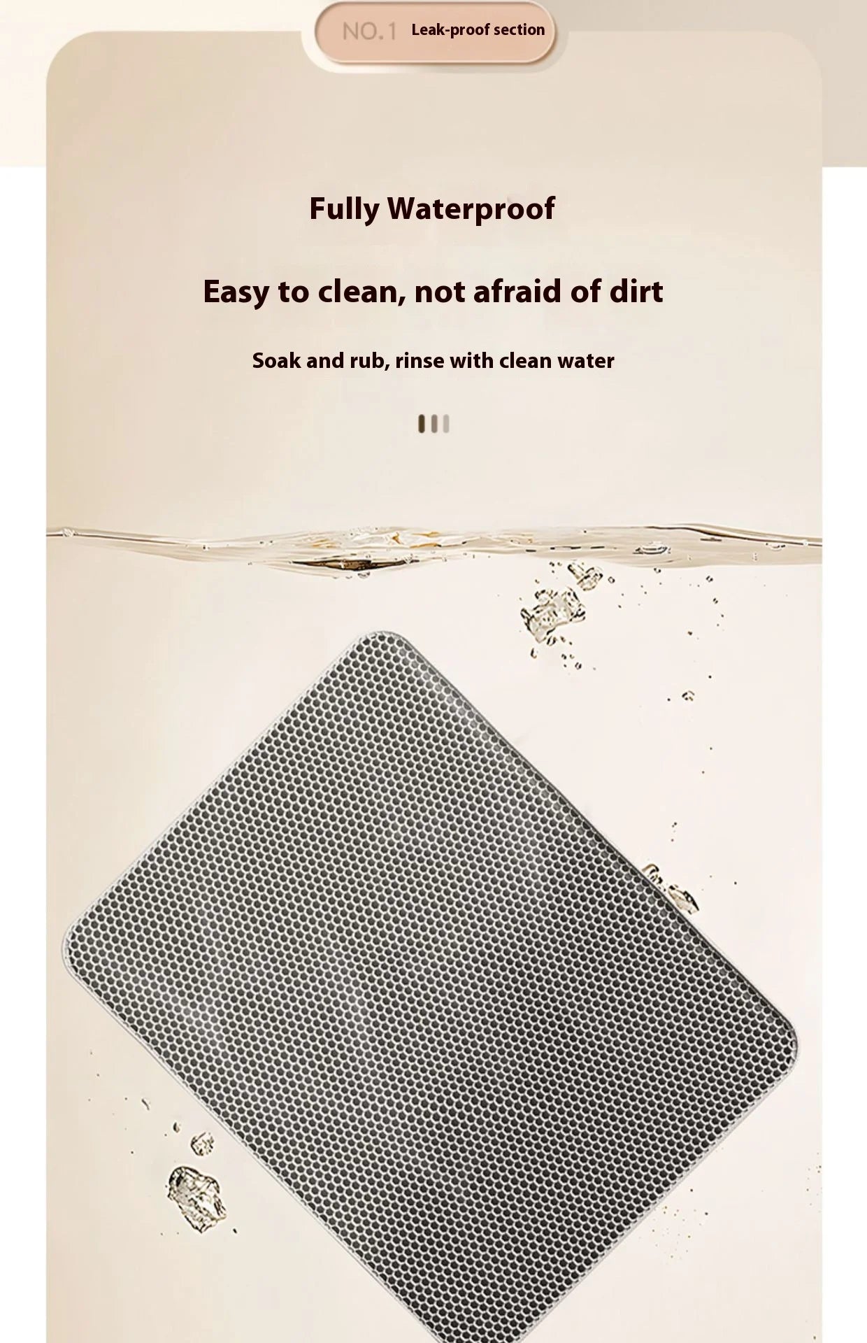 Cat Litter Mat 2-Layer Design