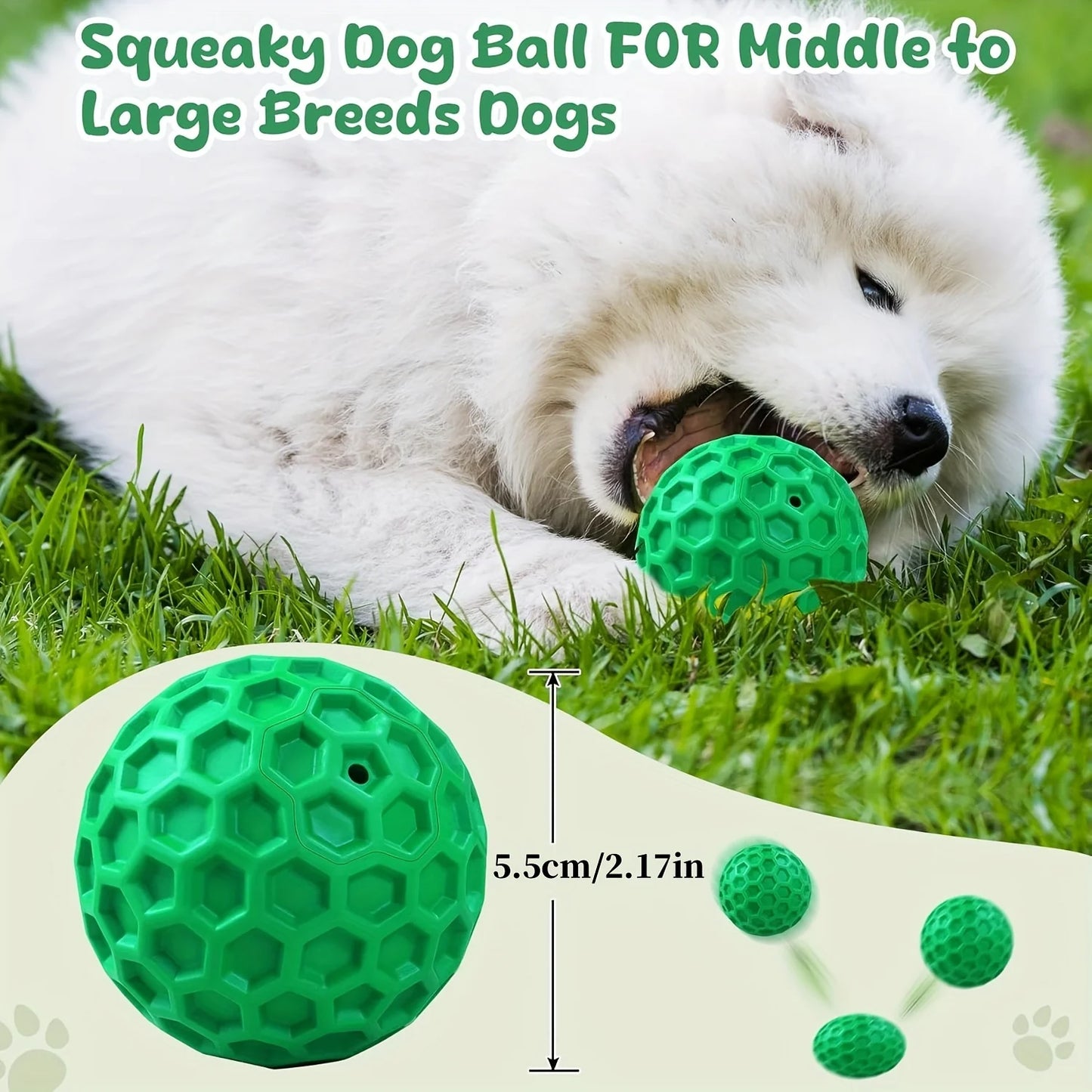 Tough Natural Rubber Dog Chew Toy