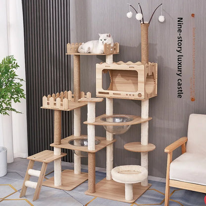 Playground Space Capsule Dual Den for Multi Cat