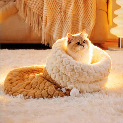 Upgraded Enclosed Cat Bed
