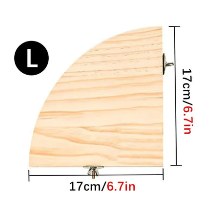 Parrot Bird Wood Perch Stand