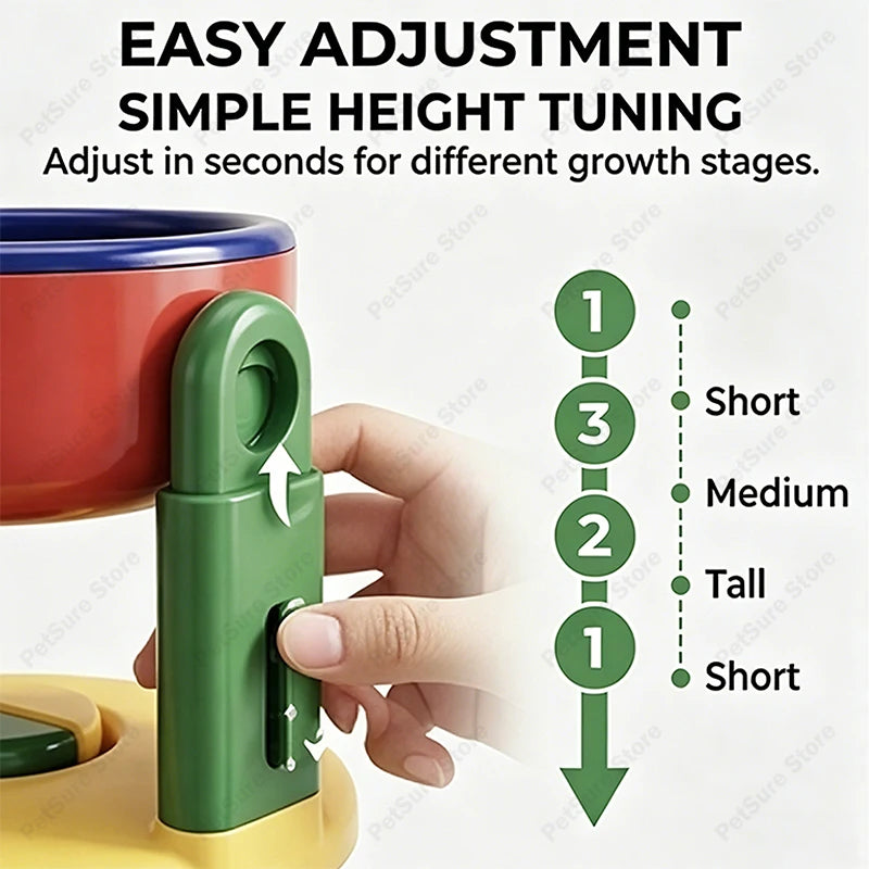 New Elevated Dog Bowl Adjustable