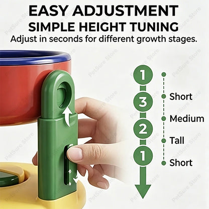 New Elevated Dog Bowl Adjustable