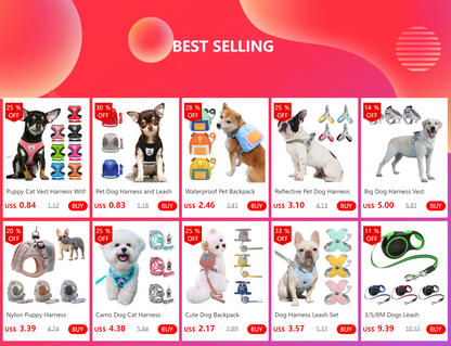 Big Dog Harness Reflective