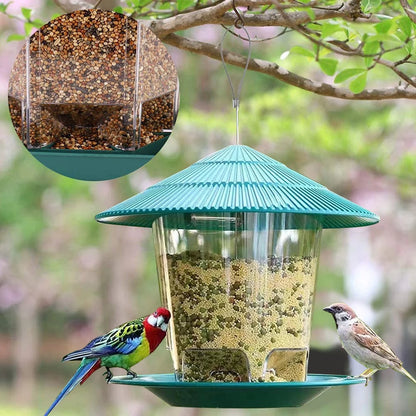 Outdoor Hanging Automatic Bird Feeder