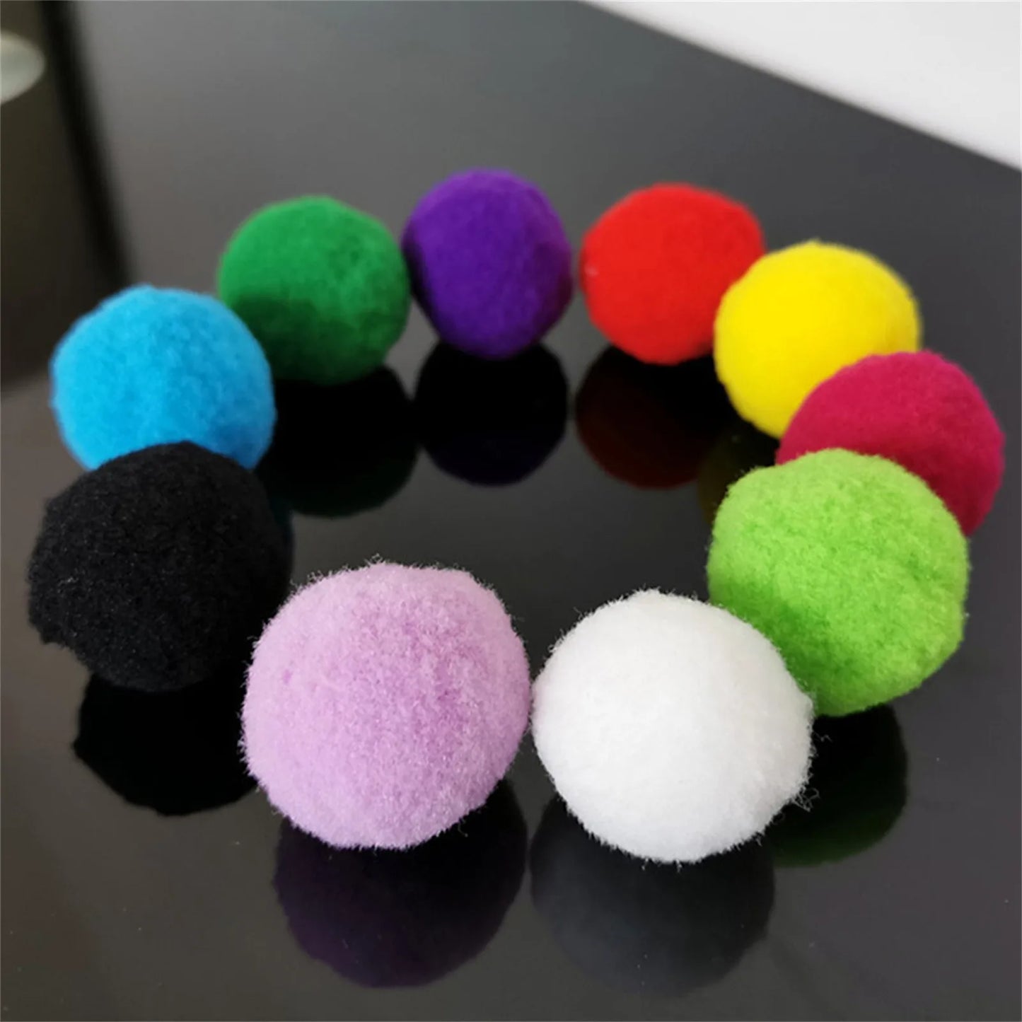 Soft Kitten Pompon Toy