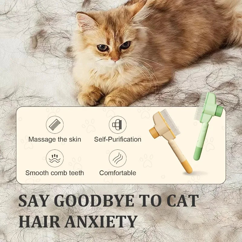 Cat Hair Grooming And Care Comb