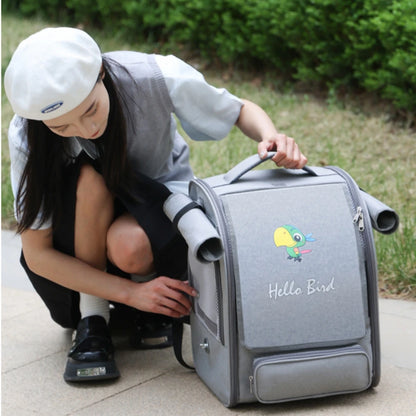 Bird Carrier with Perch and Tray