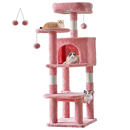 44 Inch Tall Cat Tree Tower for Multiple Cats