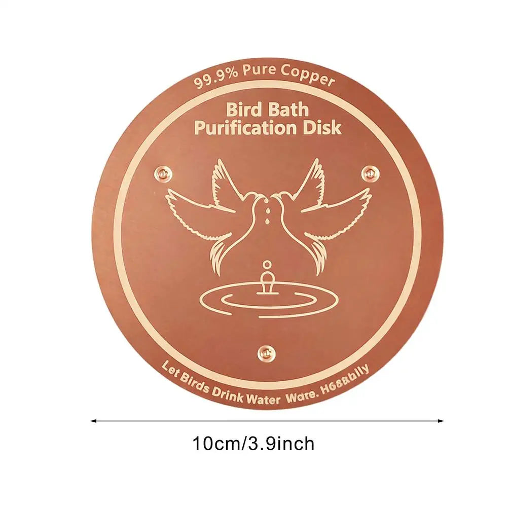 Bird Bath Copper Disk