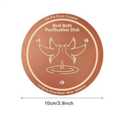 Bird Bath Copper Disk