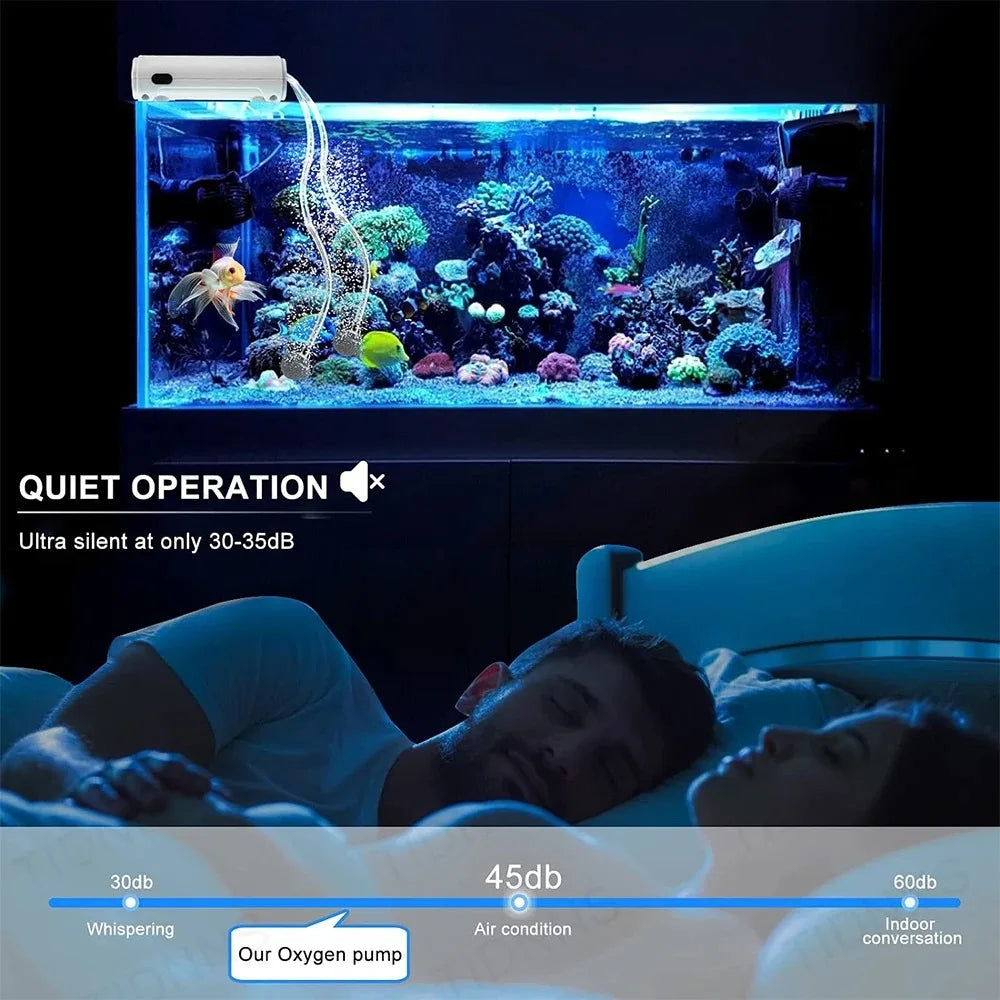 Aquarium Fish Tank Oxygen Pump