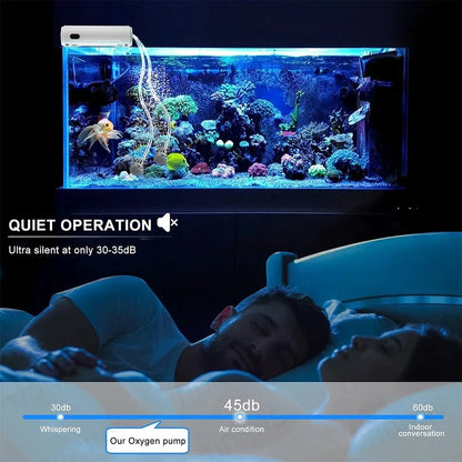 Aquarium Fish Tank Oxygen Pump