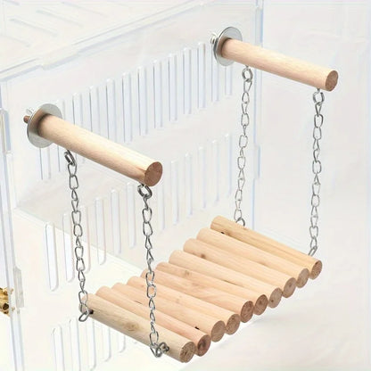 Exquisite Handmade Bird Swing & Perch