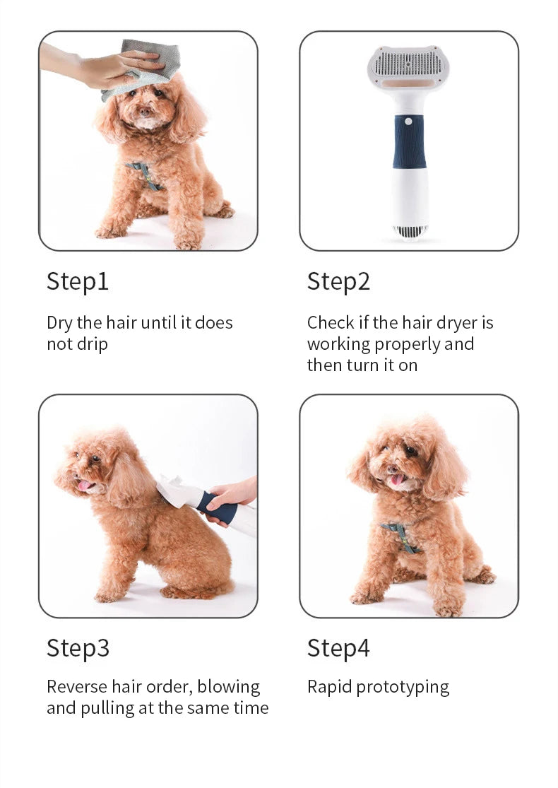 Quiet Dog Hair Dryers and Comb