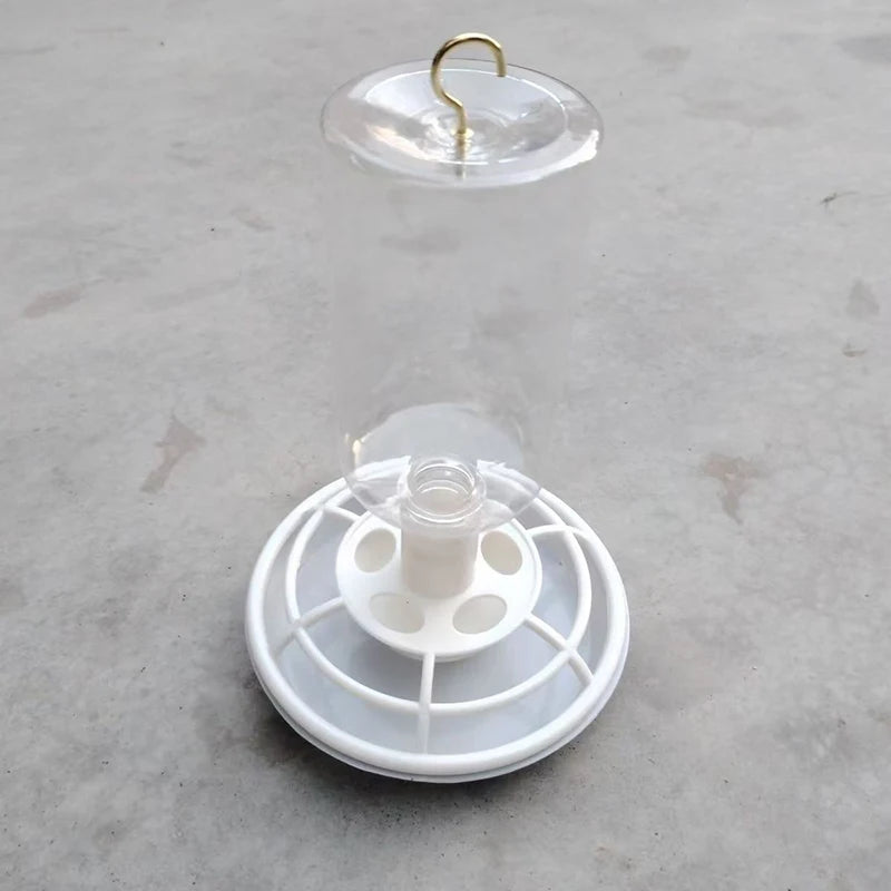 Automatic Bird Feeder Bottle Feeding Tools Bird Food Bowl for Patio Hummingbird Outdoors Garden Balcony Hanging Feeding Tray