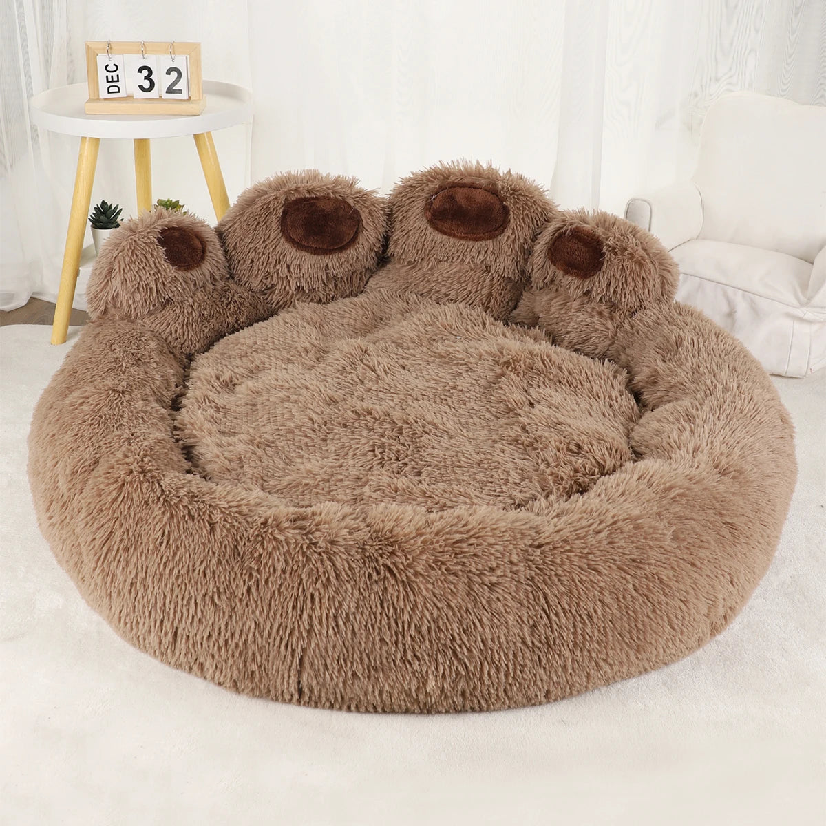 Winter Warm Fluffy Dog Bed