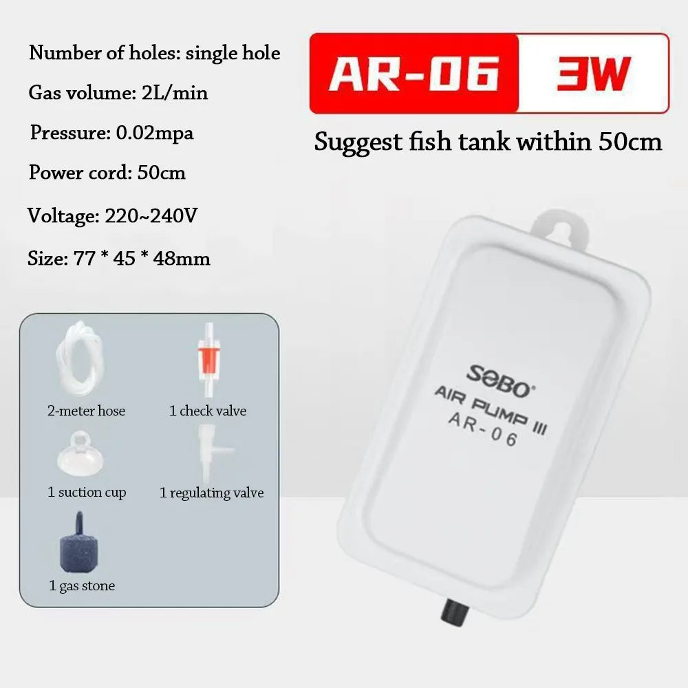 Ultra Silent Aquarium Air Pump