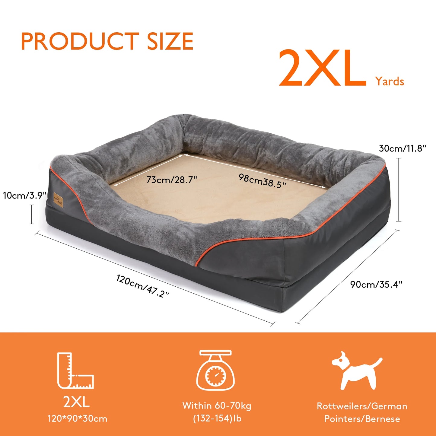 Large Dog Bed Soft