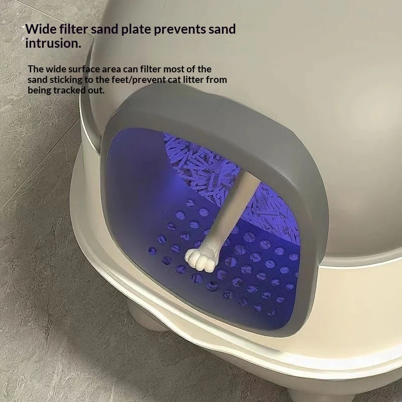 Automatic Self-Cleaning Fully Enclosed Smart Cat Litter Box