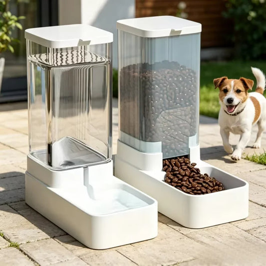 Plastic Gravity Automatic Dog Feeder