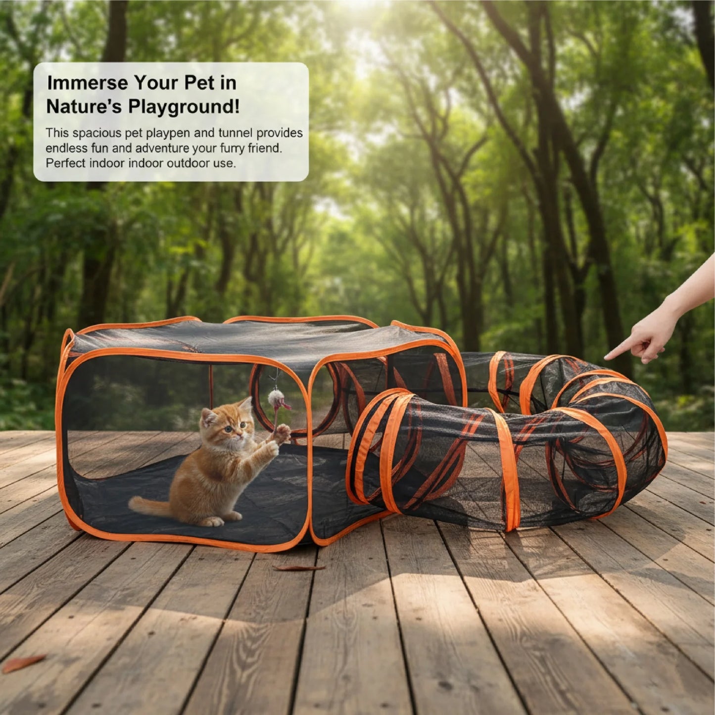 Large Portable Folding Pet Tent