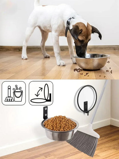 Wall Mounted Dog Bowl