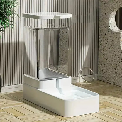 Plastic Gravity Automatic Dog Feeder