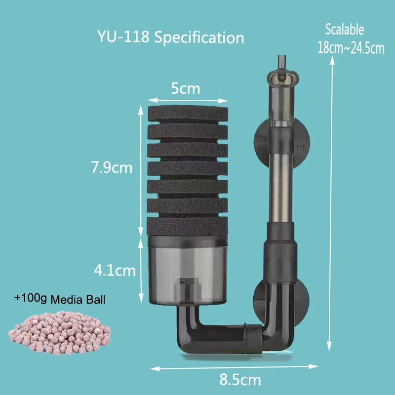 Black Aquarium Filter for Aquarium