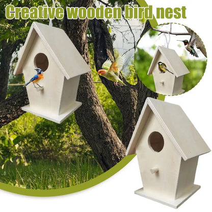 New Creative Wooden Bird Nest